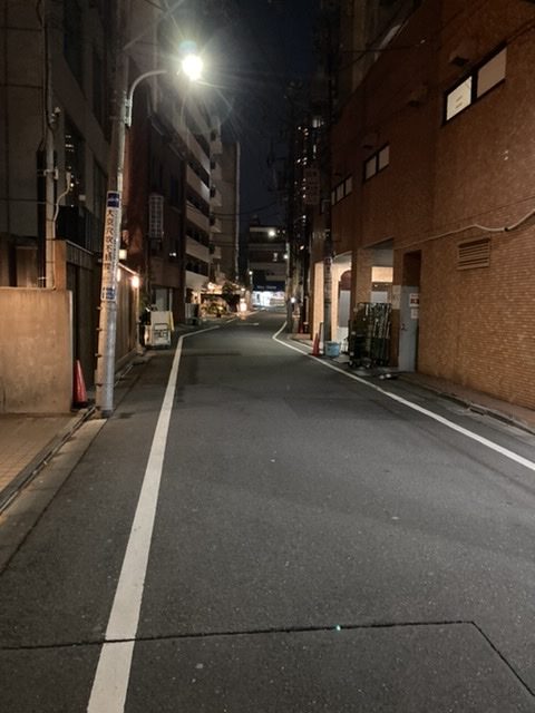 麻布十番の閑静な住宅街